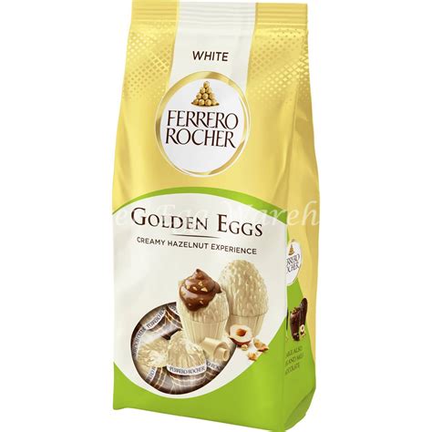 Ferrero Rocher Golden Eggs White Easter Egg Warehouse