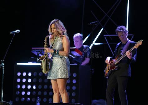 Candy Dulfer Live on Stage in ICE Cracow, Editorial Photo - Image of ...