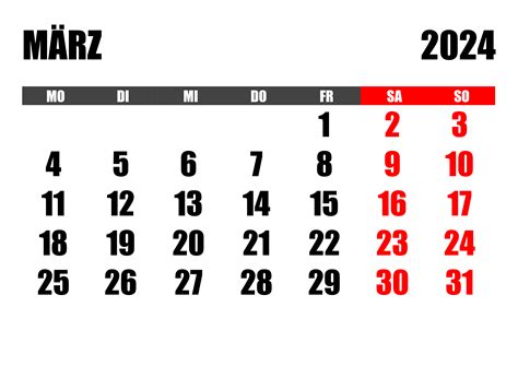 Kalender M Rz Kalender Su