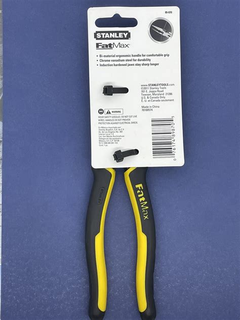 Stanley Fatmax Stanley Fatmax Pliers Long Nose 200mm 89 870 EBay