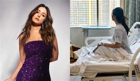 Hina Khan Hospitalised With A High Fever Says Send Your Love Please