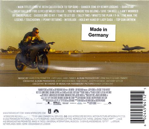 Top Gun: Maverick - Music From The Motion Picture - original soundtrack ...