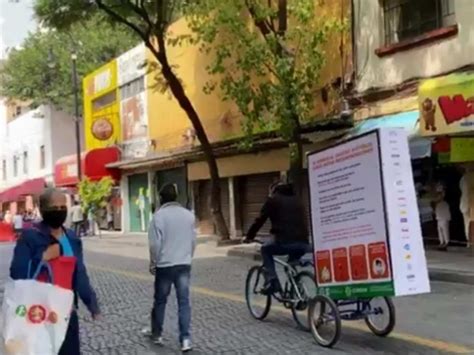 Con Bocinas Y Triciclos Las Autoridades De La Cdmx Buscan Prevenir