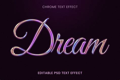 Chrome Editable Psd Text Effect Premium Psd Add On Rawpixel