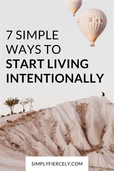 How To Live Intentionally 6 Tips To Help Artofit