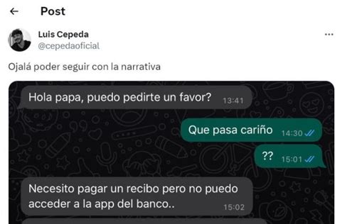 Quieren Hacer A Cepeda La Estafa Del Hijo En Apuros Y Replica De Tal