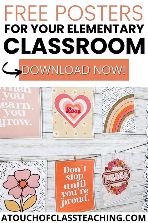 Free Classroom Posters in 2022 | Classroom posters free, Elementary ...