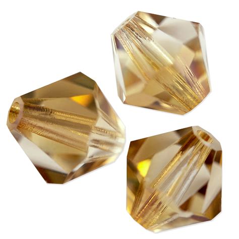 Preciosa Crystal Bicone Bead 6mm Crystal Celsian 10 Pcs