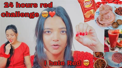 I Use Only Red Things For Hours Youtube