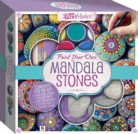 Paint Your Own Mandala Stones Kit - Craft Kits - Art & Craft - Children ...