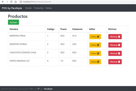 Github Parzibyte Sistema Ventas Spring Boot Un Sistema De Ventas