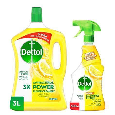 Buy Dettol Multi Purpose Cleaner Lemon 3 Ltrs Trigger 500 Ml Online