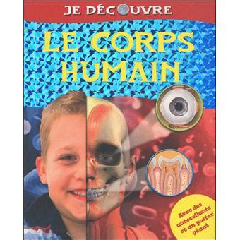 Le corps humain Livre avec un poster et des stickers cartonné