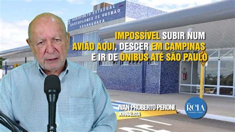 Impossível subir num avião aqui descer em Campinas e ir de ônibus até