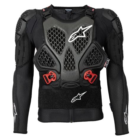 Alpinestars Protektorjacke Bionic Tech V2 Schwarz Rot Maciag Offroad