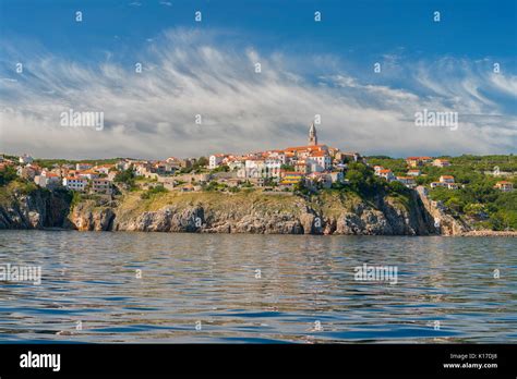 Vrbnik Town In Krk Island Croatia Stock Photo Alamy