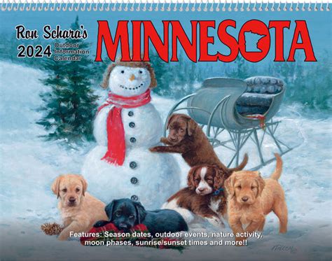 2024 Minnesota Outdoor Information Calendar Ron Schara Outdoor Calendars