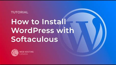 How To Install Wordpress With Softaculous Youtube