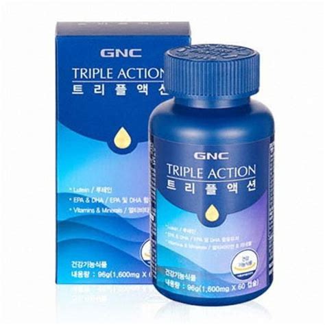 Gnc 트리플액션 효능 부작용 실제 후기 성분 복용법 2024 필라이즈