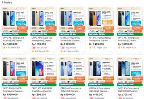 Update Juni 2023 Daftar Harga HP OPPO A Series Terbaru Semua Tipe