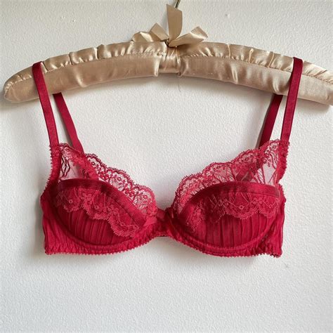 Agent Provocateur Red Fifi Lingerie Set Bra Is A Depop