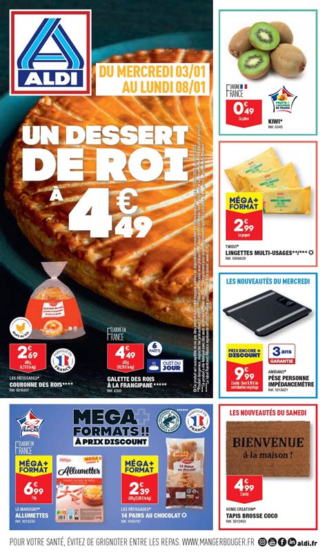 ALDI Catalogue spécial Galette des rois valable à partir de 03 01