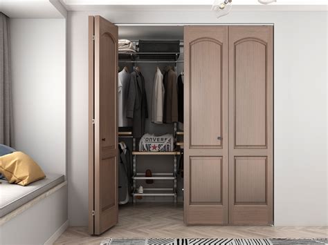 72 in. Steel Sliding Bifold Door Track and Hardware Set Top Mounted Bi