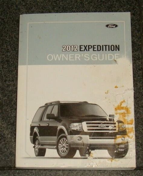 2012 Ford Expedition Owners Manual Ebay