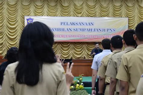 PJ Wali Kota Ambil Sumpah Dan Janji PNS Suara Surabaya