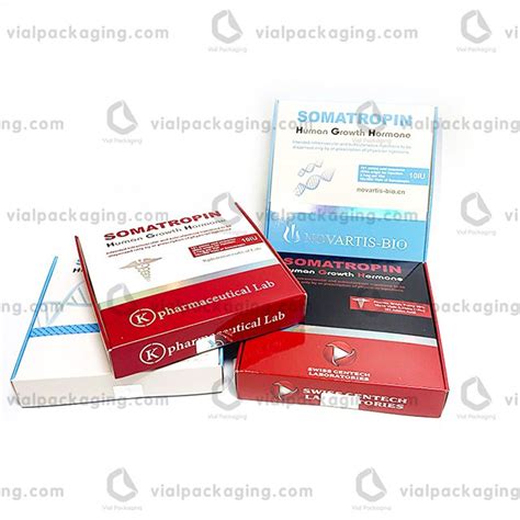 VPHPB 01 HGH 191AA 10iu Injection Vial Paper Box Vial Packaging