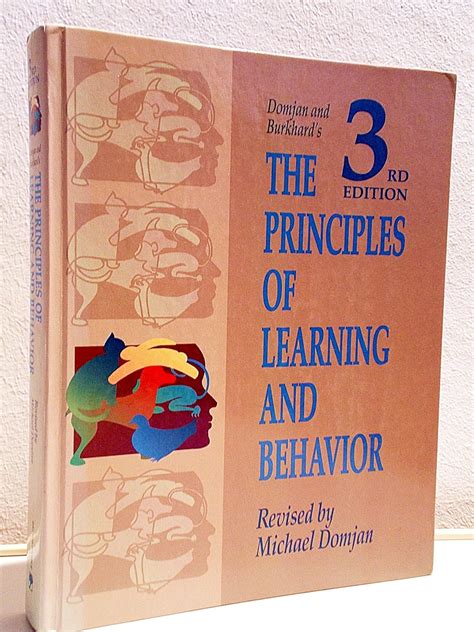 Domjan And Burkhard S The Principles Of Learning And Behavior Domjan