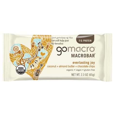 Save On GoMacro MacroBar Everlasting Joy Coconut Almond Butter