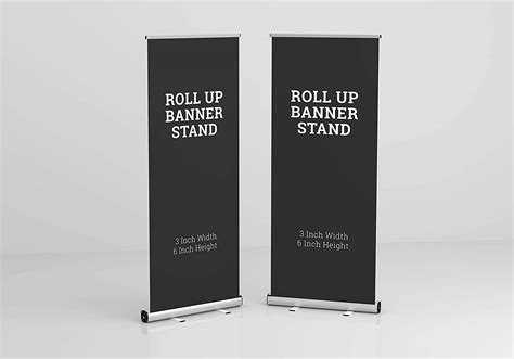 Pull Up Banner Sizes In Inches