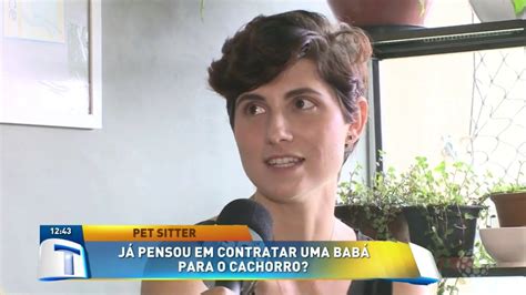 J Pensou Em Contratar Uma Bab Para O Cachorro Tribuna Da Massa