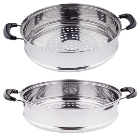 3 Tier Multi Tier Layer Stainless Steel Steamer Pot For Cooking With