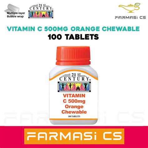 St Century Vitamin C Mg Orange Chewable Tablets Exp