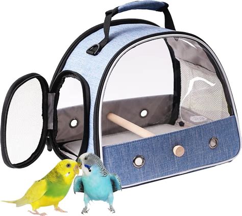 Amazon Small Bird Trave Carrier Clear Bird Carrier For Budgies