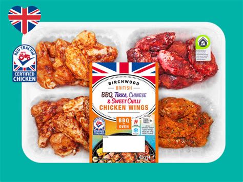 Birchwood Bbq Tikka Chinese Sweet Chilli Chicken Wings Lidl