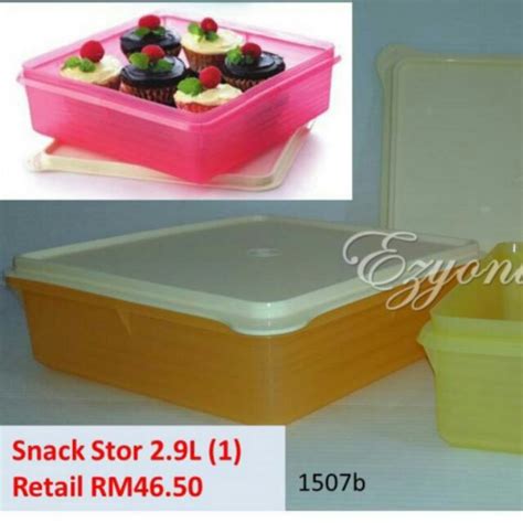 Tupperware Snack Stor Liter Shopee Malaysia