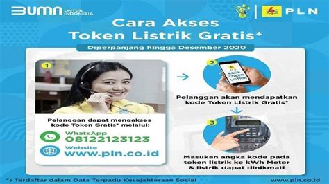 Token Listrik Gratis Pln Oktober Cek Cara Dapatkan Token