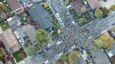 Slo Police Roughly 4000 People Gathered For St Patricks Day Celebrations