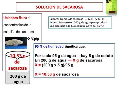 Cu Ntos Gramos De Sacarosa C H O Deben Disolverse En G