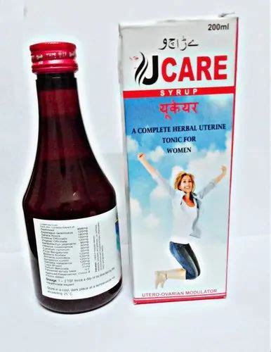 Liquid Herbal Uterine Tonic U Care Syrup For Clinical Prescription At