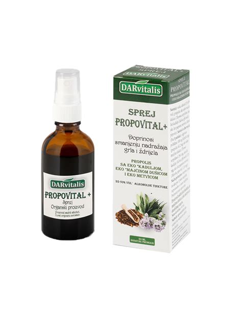 Propovital Sprej Ml Darvitalis Tvornica Zdrave Hrane