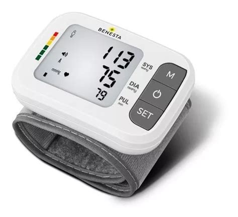 Bauman Metro Digital Para Mu Eca Blanco Benesta Bp M Monitor De