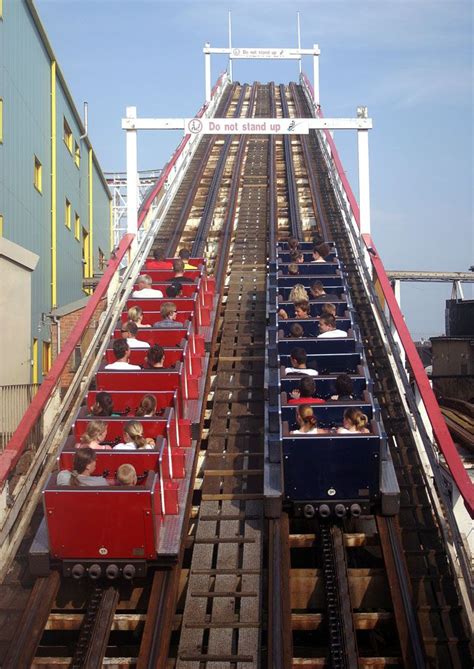 Ready To Race On The Grand National Blackpool Pleasure Beach Uk