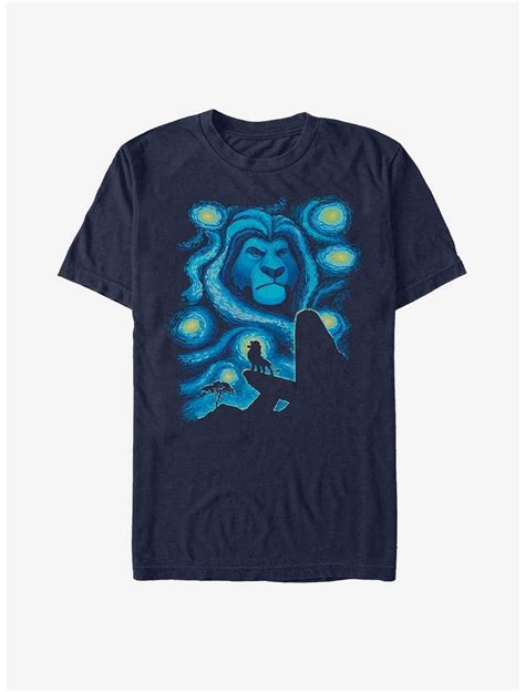 Disney The Lion King Starry Pridelands Mufasa And Simba T-Shirt ...