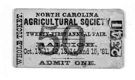 N Fair Ticket North Carolina State Fair Ticket Flickr