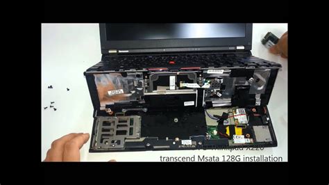 Lenovo Thinkpad X220 Transcend Msata 128g Installation Youtube