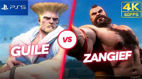 Street Fighter 6 Guile Vs Zangief Online 4K Street Fighter 6